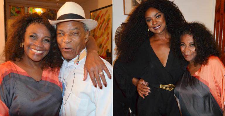 Zezé Motta celebra seus 73 anos com amigos