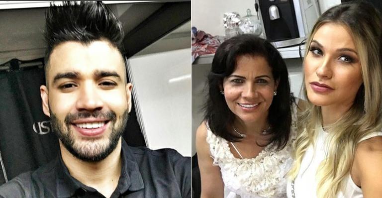 Gusttavo Lima mostra a mãe de Andressa Suita ‘babando’ por Gabriel: “Príncipe da vovó”