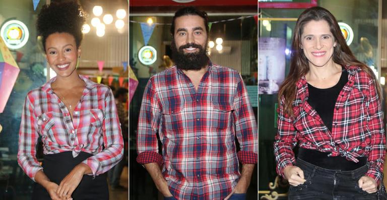 Elenco de Novo Mundo comemora o 100º capítulo da trama