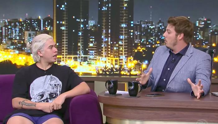 Whindersson Nunes sobre o humor na TV : “Gosto muito programa do Porchat”