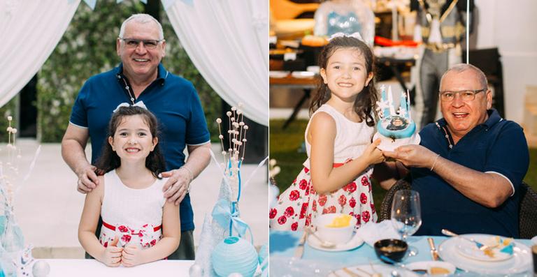Sidney Oliveira festeja o aniversário da filha caçula
