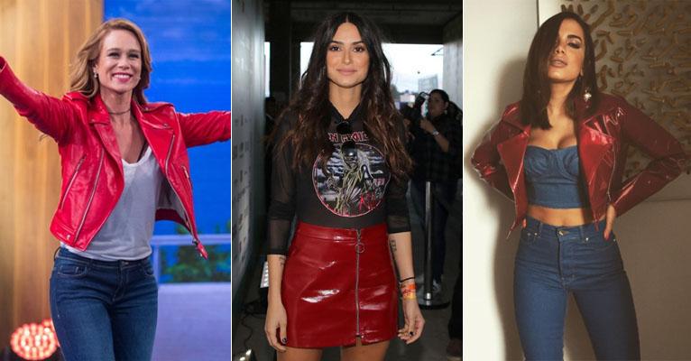 Couro vermelho é tendência de moda e conquista famosas como Anitta; saiba usar