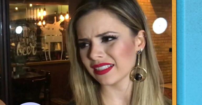 Questionada sobre a roupa com que dorme, Sandy dá resposta ousada