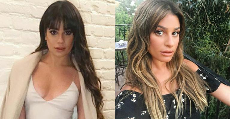 Lea Michele muda o visual e exibe cabelos loiros