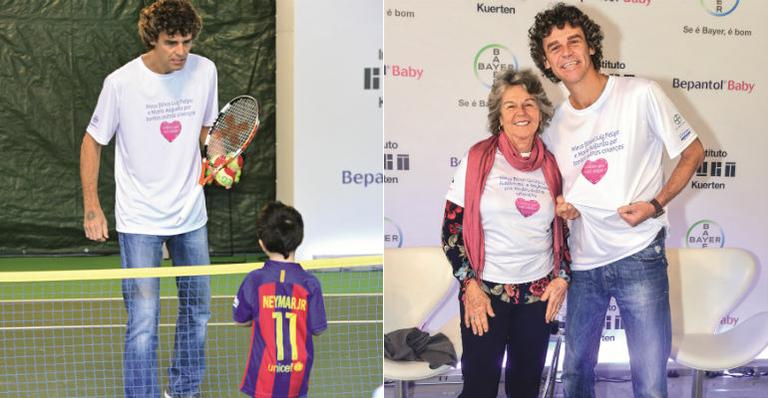 Gustavo Kuerten: ação do bem em São Paulo
