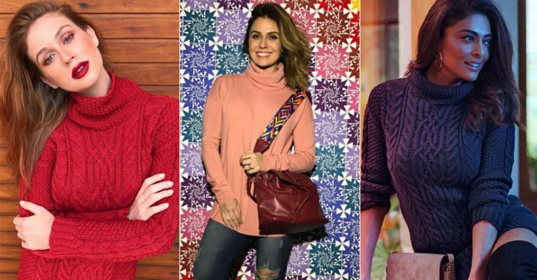 Tricot com gola alta conquista famosas como Marina Ruy Barbosa: saiba usar a tendência
