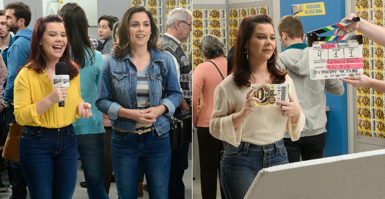 Fernanda Souza grava comercial em São Paulo: “Estou muito feliz”