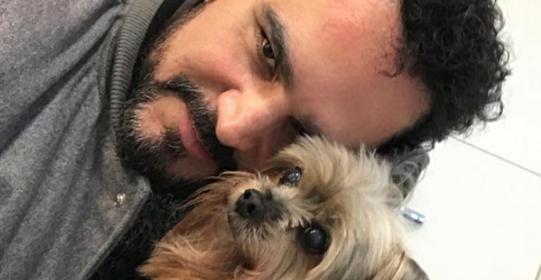 Luciano lamenta morte do seu cachorro: “Filho peludo”