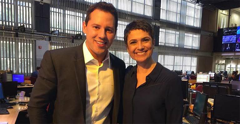 Dony De Nuccio agradece recepção de Sandra Annenberg: “Não poderia ser melhor”