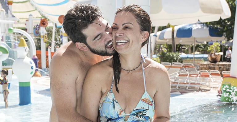 Solange Almeida relembra o início do namoro com Leandro Andriani