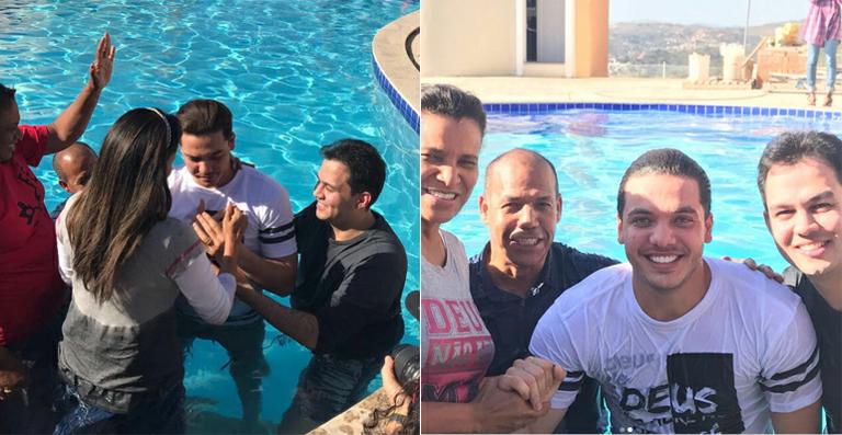 Wesley Safadão é batizado e comemora: ‘Minha fé’