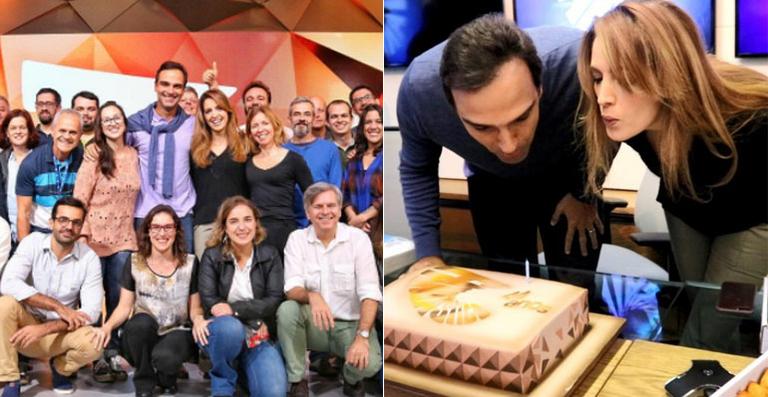Poliana Abritta e Tadeu Schmidt: 44 anos do Fantástico