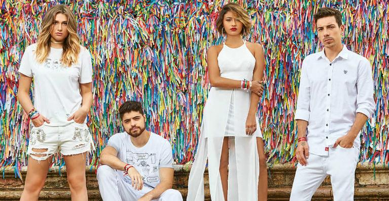 Sasha Meneghel fotografa em Salvador com Dj Dux, Carol Oliveira e Di Ferrero