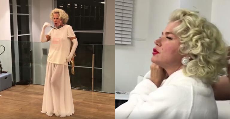 Xuxa Meneghel se veste de Marilyn para o ‘Dancing Brasil’