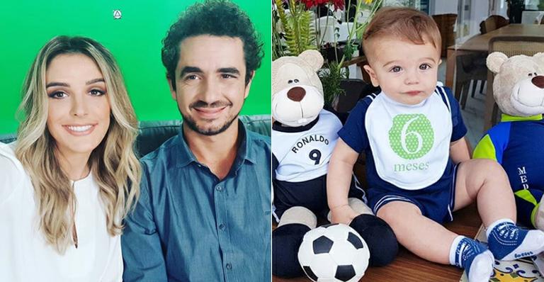 Rafa Brites mostra tatuagem que Felipe Andreoli fez em homenagem ao filho