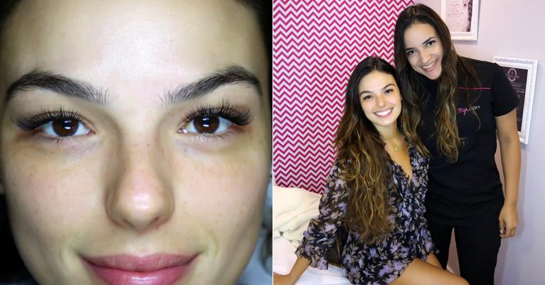 Isis Valverde faz extensão de cílios para olhar perfeito de sereia; entenda!