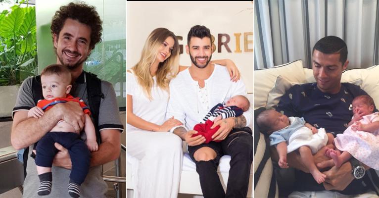Dia dos pais! Veja 22 famosos que foram papais em 2017 !