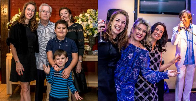 Com o clã, Helio de Castro neves celebra 70 anos