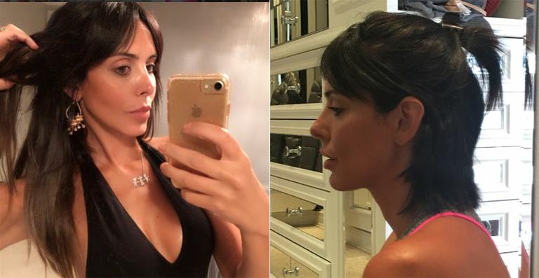 Sem quimioterapia, Suzana Gullo tira o megahair
