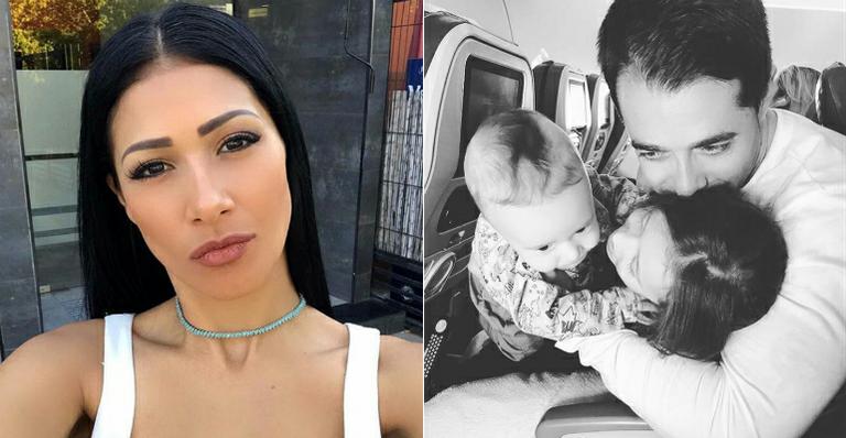 Simaria mostra raríssima foto do marido com os filhos
