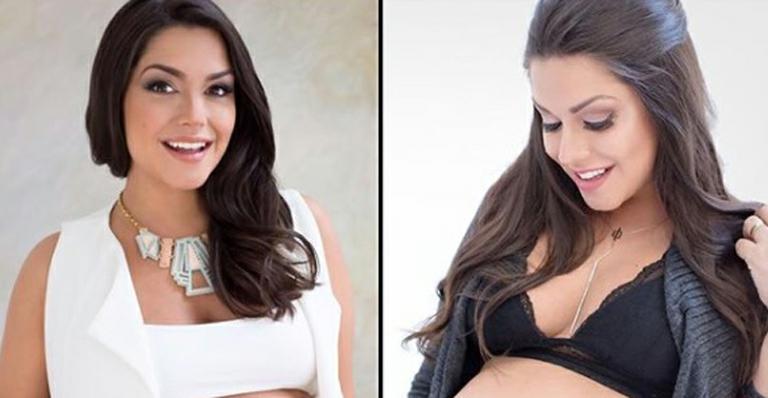 Thais Fersoza mostra diferença no formato da barriga nas duas gestações: “Gerar uma vida é emocionante”