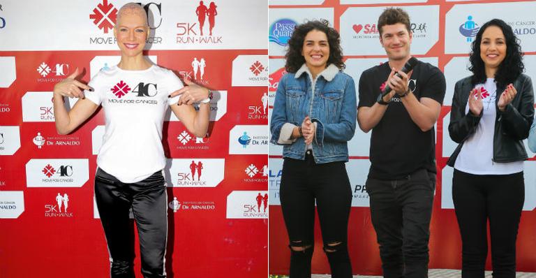Laura, Caio, Julia e Dig participam de ação do bem