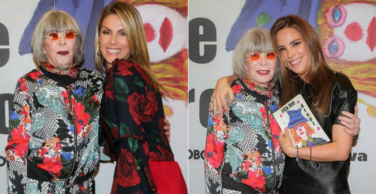 Com a presença de famosos, Rita Lee lança livro em São Paulo