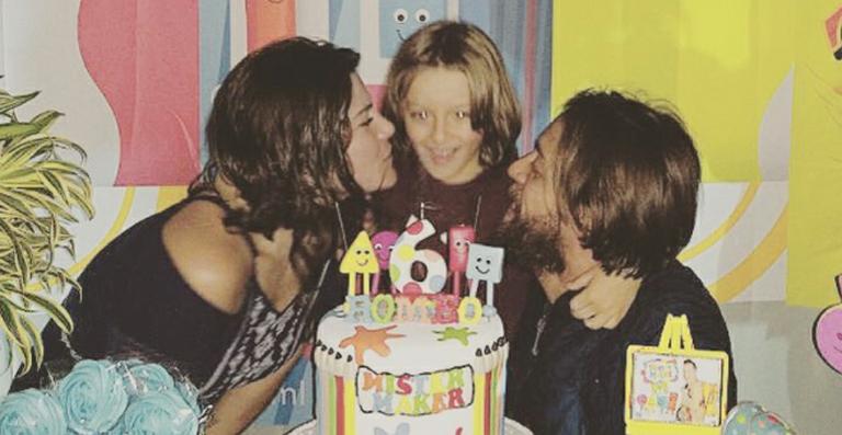 Priscila Fantin festeja os seis anos do filho, Romeo