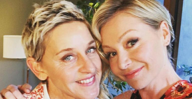 Ellen DeGeneres celebra 9 anos de casada com Portia de Rossi