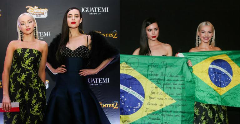 Dove Cameron e Sofia Carson lançam ‘Descendentes 2’ em São Paulo