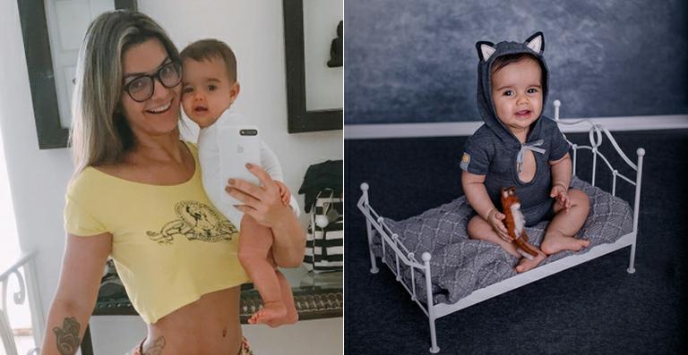 Kelly Key celebra os seis meses do filho, Artur, com ensaio fotográfico