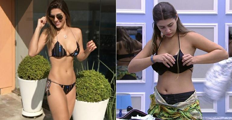 Secou! Vivian Amorim posa só de biquíni e exibe barriga negativa