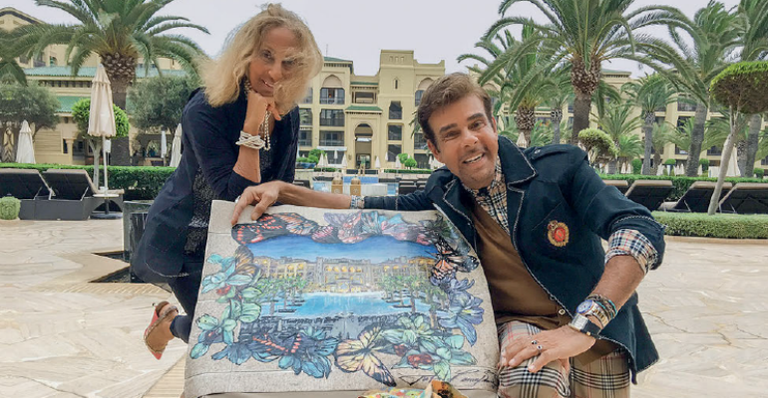 Roberto Camasmie: tour no Marrocos com a irmã
