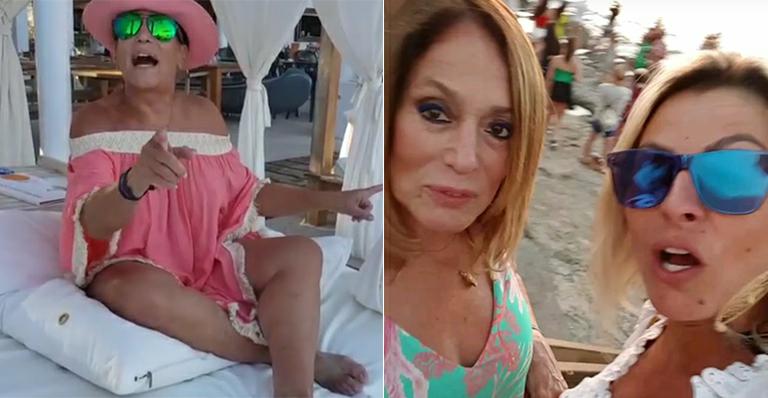 Comemorando 75 anos muito bem vividos, Susana Vieira vive dias badalados em Ibiza