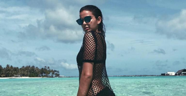 Bruna Marquezine se despede de viagem às Maldivas