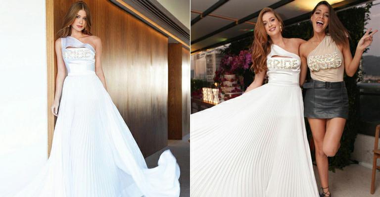 Marina Ruy Barbosa mostra o look completo de sua despedida de solteira