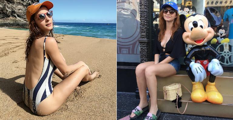 Giselle Batista curte temporada nos Estados Unidos