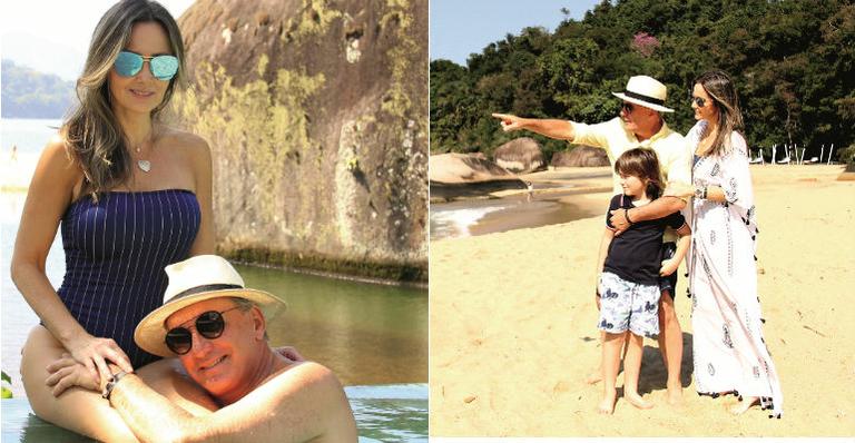 Otávio Mesquita e sua Melissa: relax no Rio