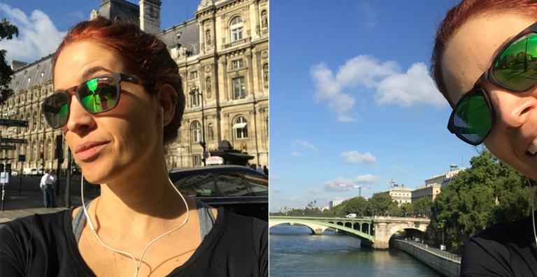 De férias do Fantástico, Poliana Abritta vai para Paris