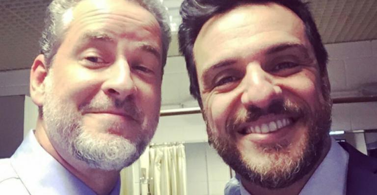 Dan Stulbach responde ao elogio de Rodrigo Lombardi