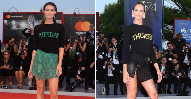 Isabeli Fontana e Izabel Goulart roubam a cena em festival em Veneza