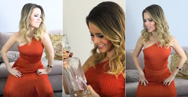 Sandy dança na boquinha da garrafa em novo vídeo