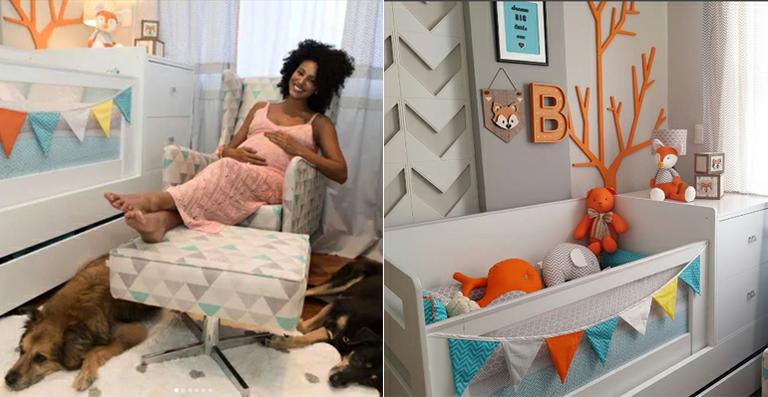 Sheron Menezzes mostra como será o quarto do filho