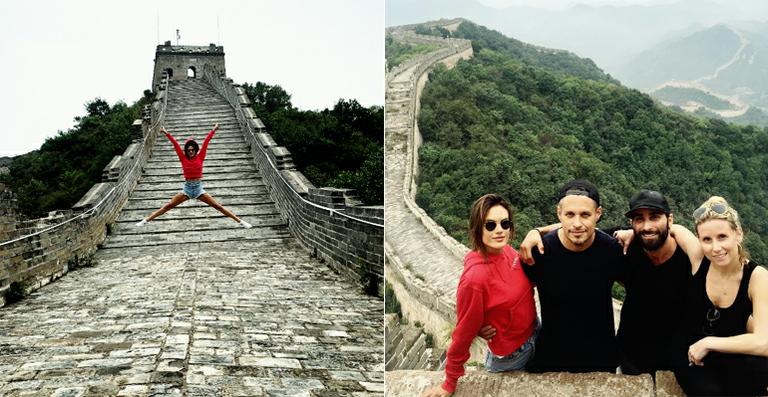 Alessandra Ambrosio visita a Muralha da China