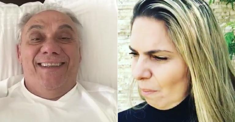 Abatida, namorada de Marcelo Rezende grava mensagem aos fãs