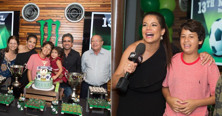 Miguel, filho de Nívea Stelmann e Mário Frias, celebra 13 anos em festa em Orlando, nos EUA