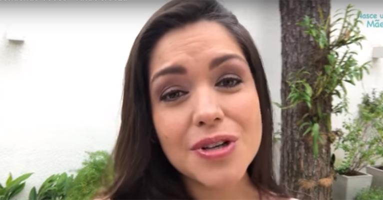 Thaís Fersoza diz que não tem babá e que é uma mãe normal: “Se choram de madrugada, eu que vou”