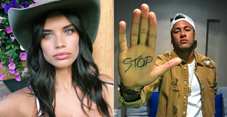 Modelo Sara Sampaio publica indireta após boatos de romance com Neymar