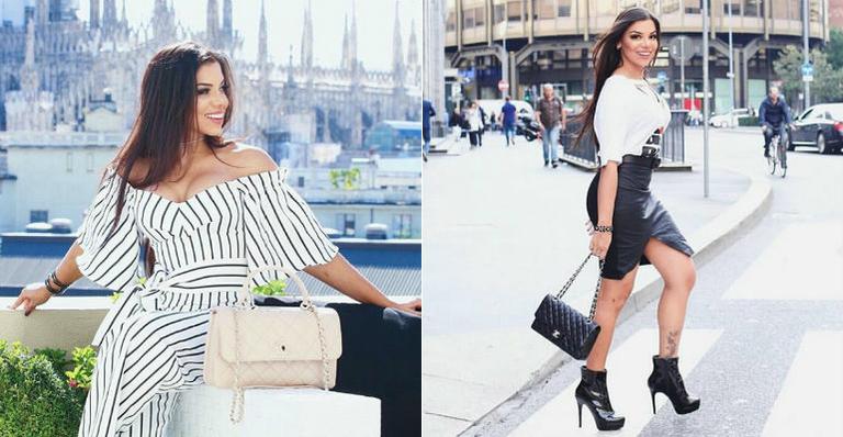Evelyn Regly participa da Semana de Moda em Milão: “Amo moda”