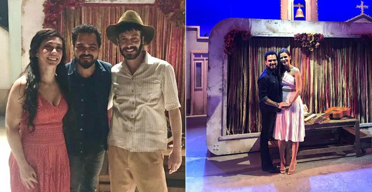 Luciano visita os bastidores do musical ‘Dois Filhos de Francisco’